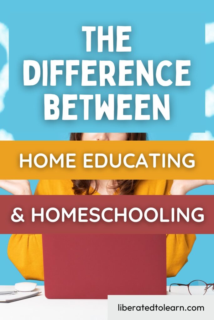 home education vs. homeschooling