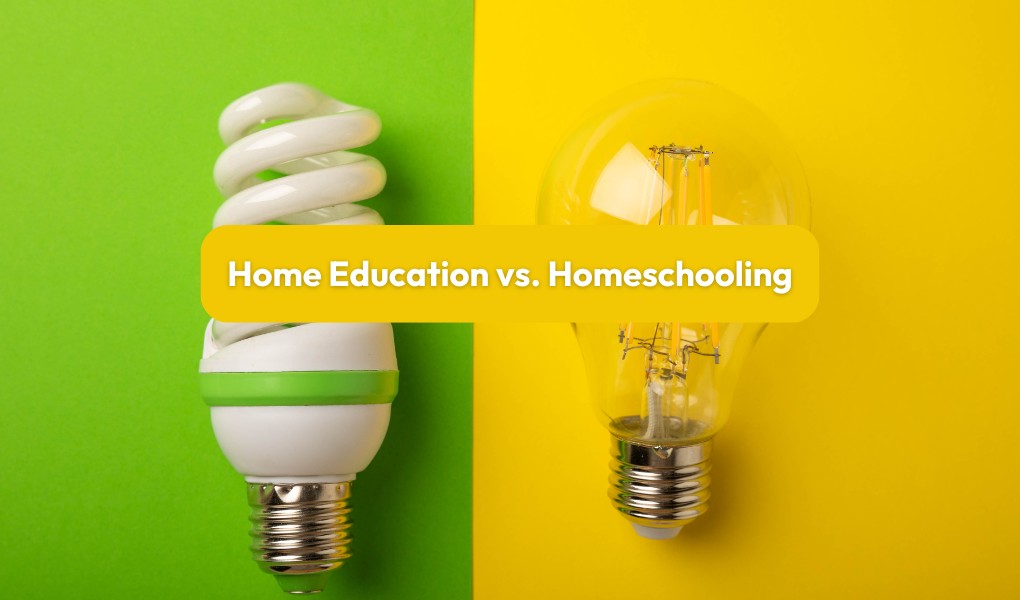home education vs. homeschooling