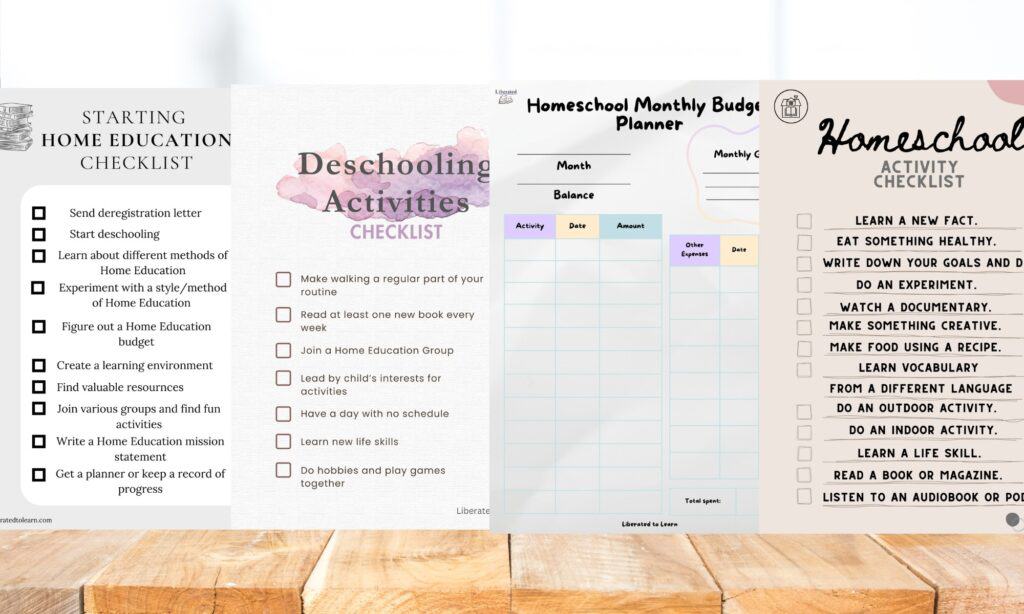 homeschool printables and resources