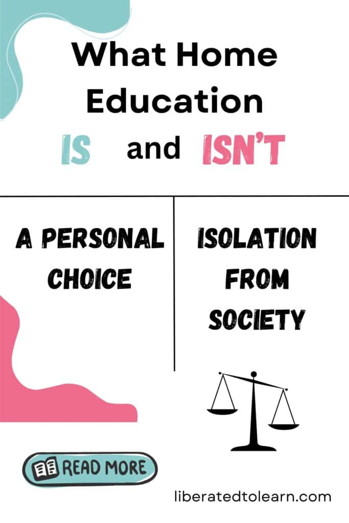 what home education is and isn't