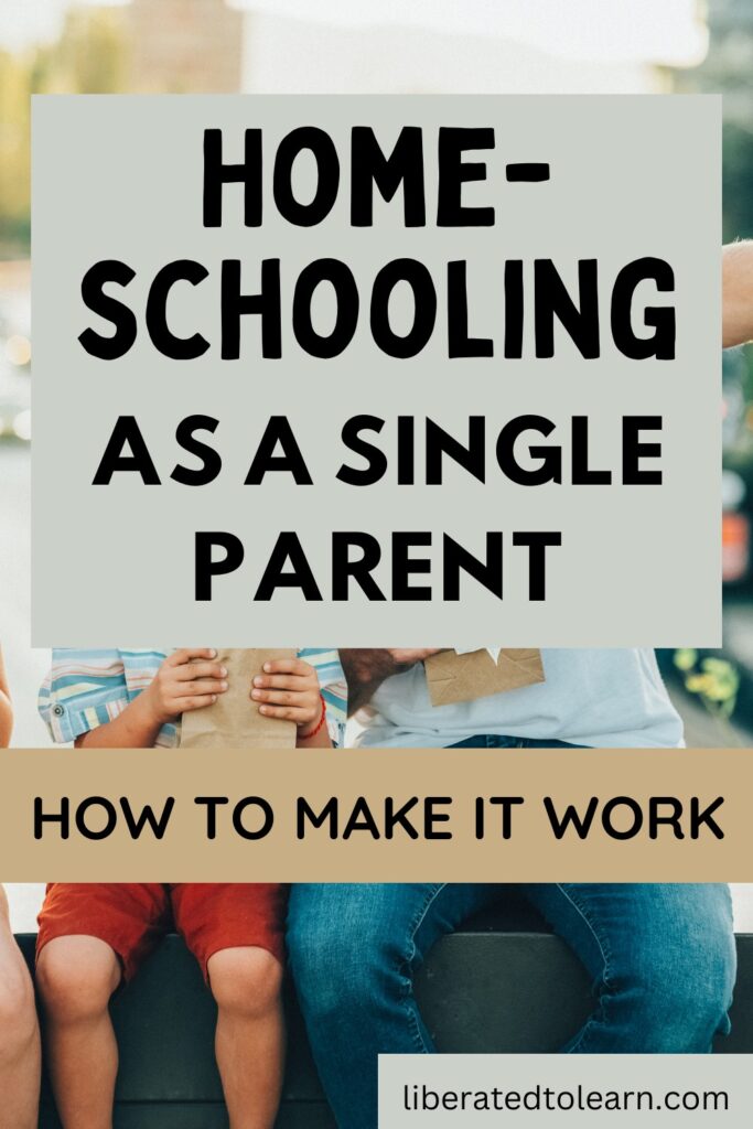 homeschooling as a single parent
