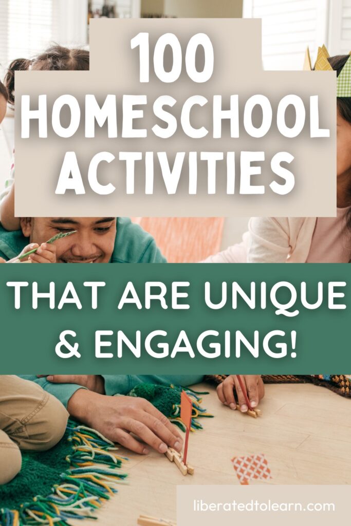 unique homeschool activities